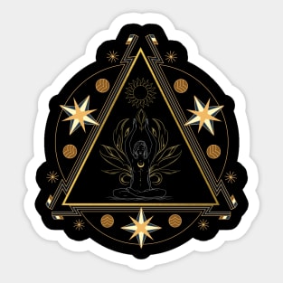 connection to the cosmos Sticker